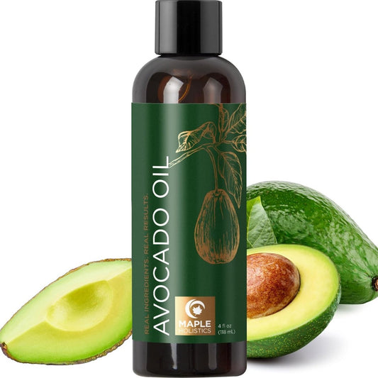 100% Reines Avocadoöl für Haut und Haare – Natürliches Feuchtigkeitsöl, Trägeröl für ätherische Öle, 118 ml