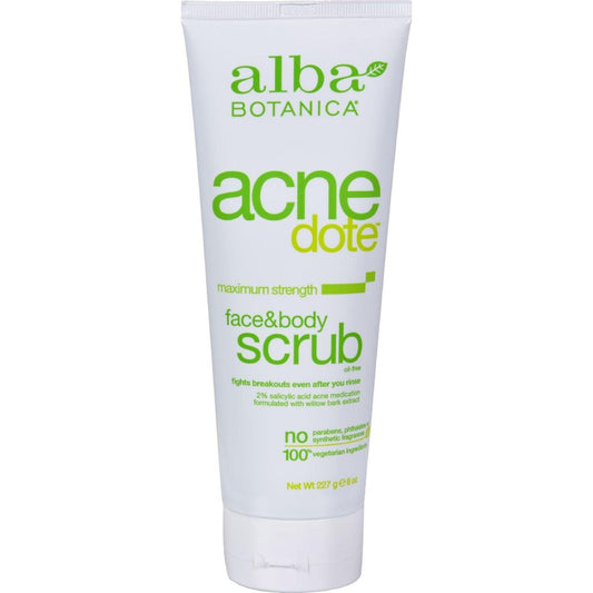 Alba Botanica Natural Acnedote Gesichts- und Körperpeeling, 236 ml