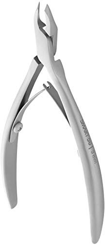 STALEKS PRO Smart 50 3mm Professionelle Nagelhautschere – Edelstahl Hautschere für Maniküre & Pediküre