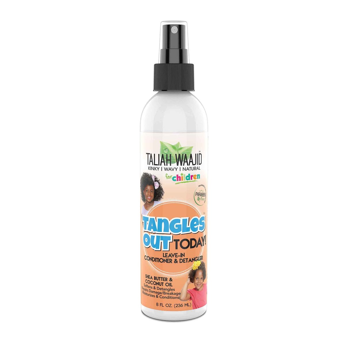 Taliah Waajid for Children Tangles Out Today Leave-in Conditioner | Entwirrungsspray für Kinder mit krausem, welligem & natürlichem Haar | Repariert Schäden und Bruch – 237 ml