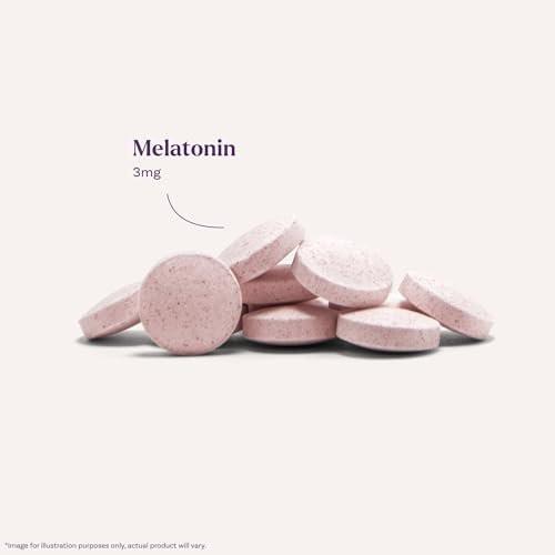 Natrol Fast Dissolve Melatonin 3 mg – Erdbeer-Geschmack, 150 Tabletten für erholsamen Schlaf bei Erwachsenen