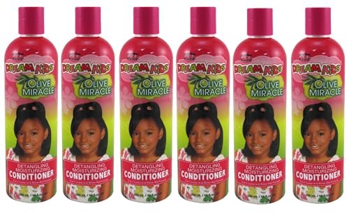 African Pride Dream Kids Conditioner Entwirrend 12 Unzen (6er-Pack) – Sanfte Pflege für Kinderlocken