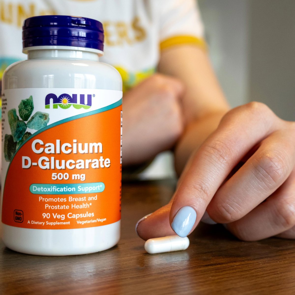 NOW Foods Calcium D-Glucarat 500 mg – 90 vegane Kapseln zur Unterstützung der Entgiftung*