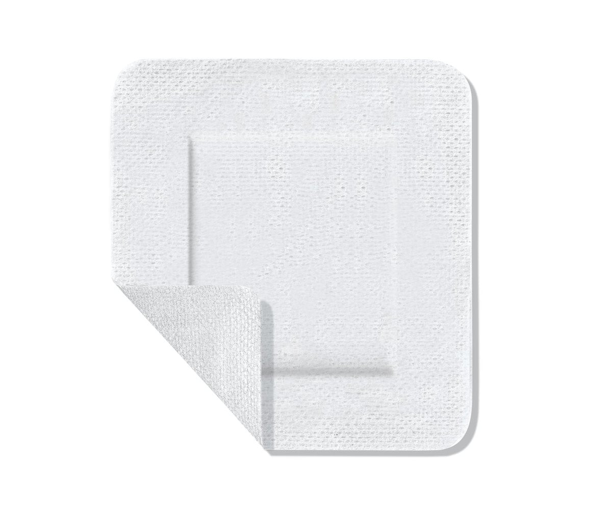 CURAD Waterproofe Klebepads, Weiß, 10 x 10 cm, Fortschrittliche Wundversorgung, 1 Box mit 8 Stück