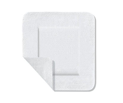 CURAD Waterproofe Klebepads, Weiß, 10 x 10 cm, Fortschrittliche Wundversorgung, 1 Box mit 8 Stück