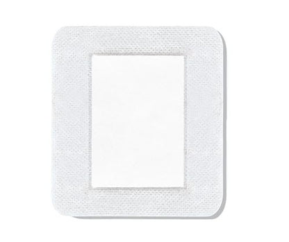 CURAD Waterproofe Klebepads, Weiß, 10 x 10 cm, Fortschrittliche Wundversorgung, 1 Box mit 8 Stück