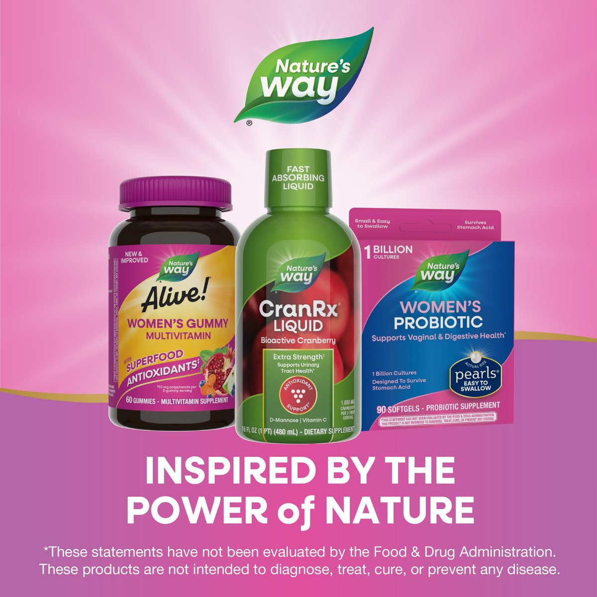 Nature's Way CranRx Extra Strength(1) Flüssigkeit – 1.000 mg Cranberry pro 2 EL Portion, mit D-Mannose, Vitamin C und Hibiskus, unterstützt die Harnwegsgesundheit*, glutenfrei, vegan, 473 ml