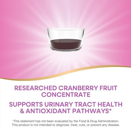 Nature's Way CranRx Extra Strength(1) Flüssigkeit – 1.000 mg Cranberry pro 2 EL Portion, mit D-Mannose, Vitamin C und Hibiskus, unterstützt die Harnwegsgesundheit*, glutenfrei, vegan, 473 ml