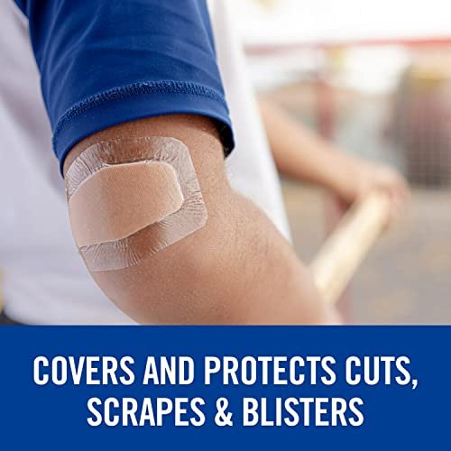 Nexcare Waterproof Clear Pflaster – Transparente Schutzpflaster für Schnitte, Schürfwunden und Blasen – Einheitsgröße, 20 Stück