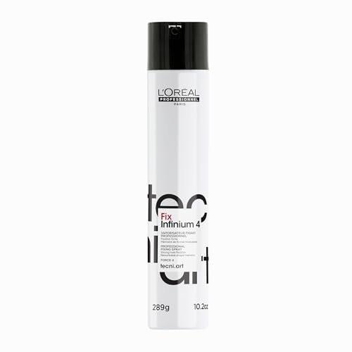 L'Oréal Professionnel Paris Infinium 4 – Starker Halt Haarspray für natürliches Gefühl und Glanz, reduziert Frizz ohne Steifheit, für alle Haartypen, 10,2 Unzen