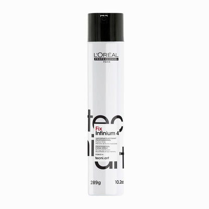 L'Oréal Professionnel Paris Infinium 4 – Starker Halt Haarspray für natürliches Gefühl und Glanz, reduziert Frizz ohne Steifheit, für alle Haartypen, 10,2 Unzen