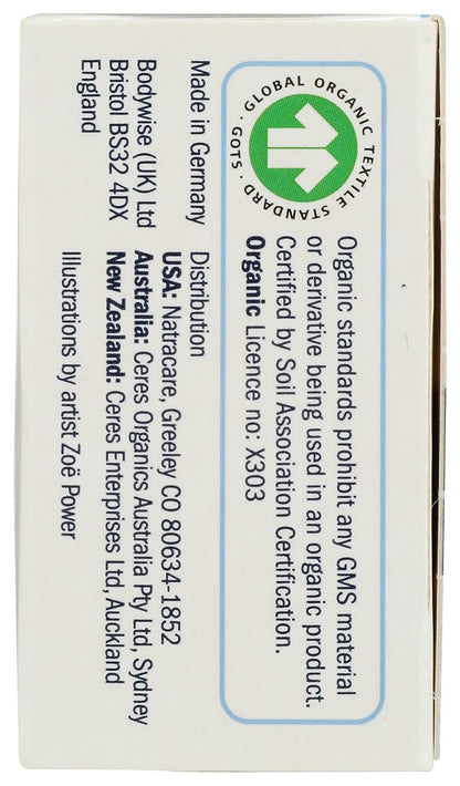 Natracare Tampons Super 100% Bio-Baumwolle, ohne Applikator, chlorfrei, biologisch abbaubar (20 Stück)