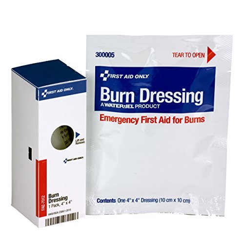 First Aid Only FAE-7012 Brandverband Nachfüllpackung 10x10 cm, 1 Stück – Medizinische Wundauflage bei Verbrennungen