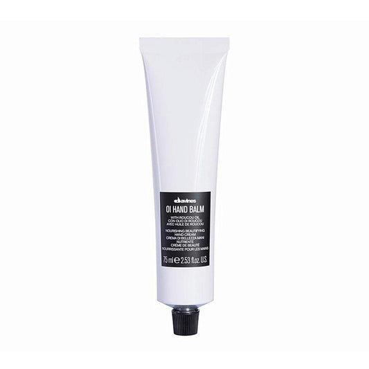 Davines OI Handbalsam – nährende Anti-Aging Handcreme für alle Hauttypen, schützt vor Umweltschäden mit antioxidantienreichem Roucou-Öl, leichte & schnell einziehende Feuchtigkeitspflege, 75 ml