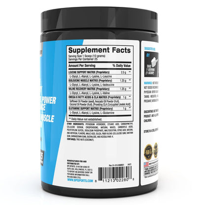 BPI Sports Best Aminos – BCAA-Pulver nach dem Training & Glutamin-Erholungsgetränk mit verzweigtkettigen Aminosäuren für Hydration & Erholung, für Männer & Frauen – Fruchtpunsch – 25 Portionen