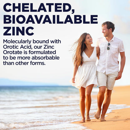 KAL Zinkorotat 30 mg, Retardtabletten, cheliertes Zink, Immunsystem-Unterstützung, vegan, glutenfrei, 90 Tabletten