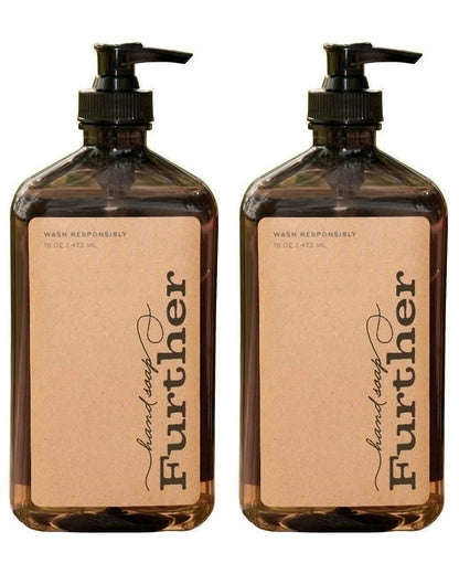 Further Glycerin Hand Soap, 16 Fl Oz (2er-Pack) – Nachhaltige, natürliche Flüssigseife