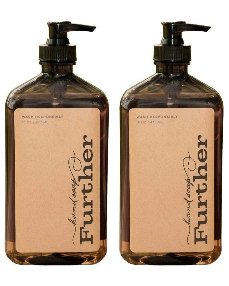 Further Glycerin Hand Soap, 16 Fl Oz (2er-Pack) – Nachhaltige, natürliche Flüssigseife