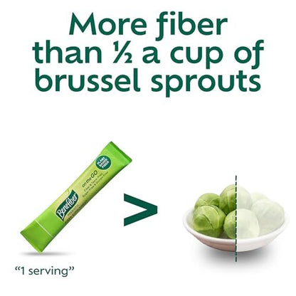 Benefiber On the Go Prebiotic Ballaststoffpulver für die Verdauungsgesundheit, tägliche Ballaststoffe, ungesüßt - 28 Sticks (111 Gramm)
