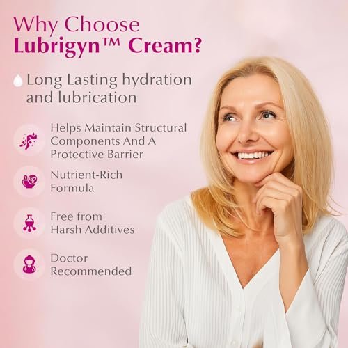 Lubrigyn Intimpflege Creme – Feuchtigkeitsspendendes Intimgel mit Hyaluronsäure und pflanzlichen Extrakten, 50 ml