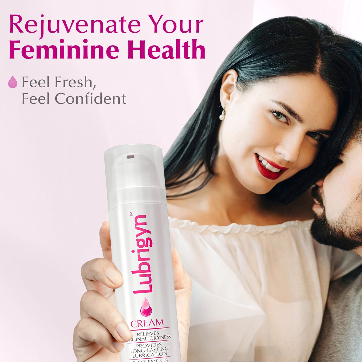 Lubrigyn Intimpflege Creme – Feuchtigkeitsspendendes Intimgel mit Hyaluronsäure und pflanzlichen Extrakten, 50 ml