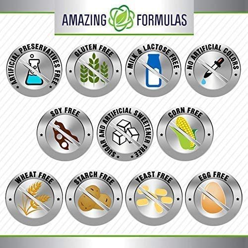 Amazing Formulas Vitamin B6 Pyridoxin 25 mg – 250 Tabletten – Nahrungsergänzungsmittel – Non GMO – Glutenfrei – Hergestellt in den USA