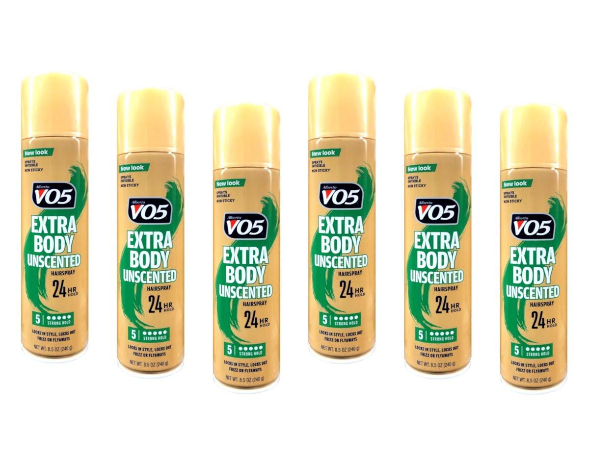 VO5 Crystal Clear Haarspray, Duftneutral 8,5 oz (6er-Pack)