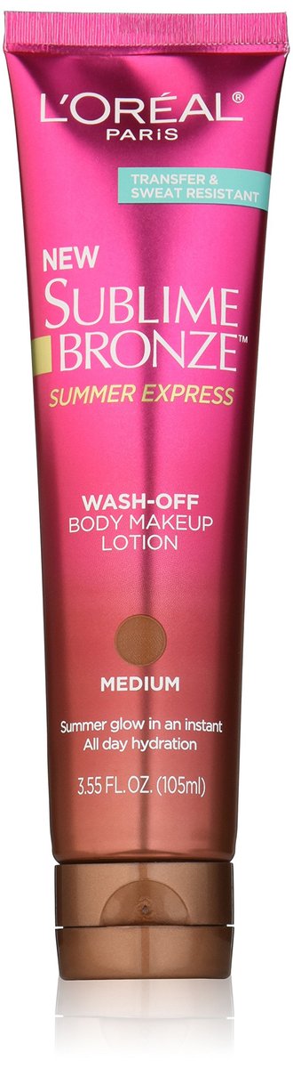 L'Oréal Paris Sublime Bronze Summer Express Körper Make-up Lotion, Medium, 3,55 fl. oz.