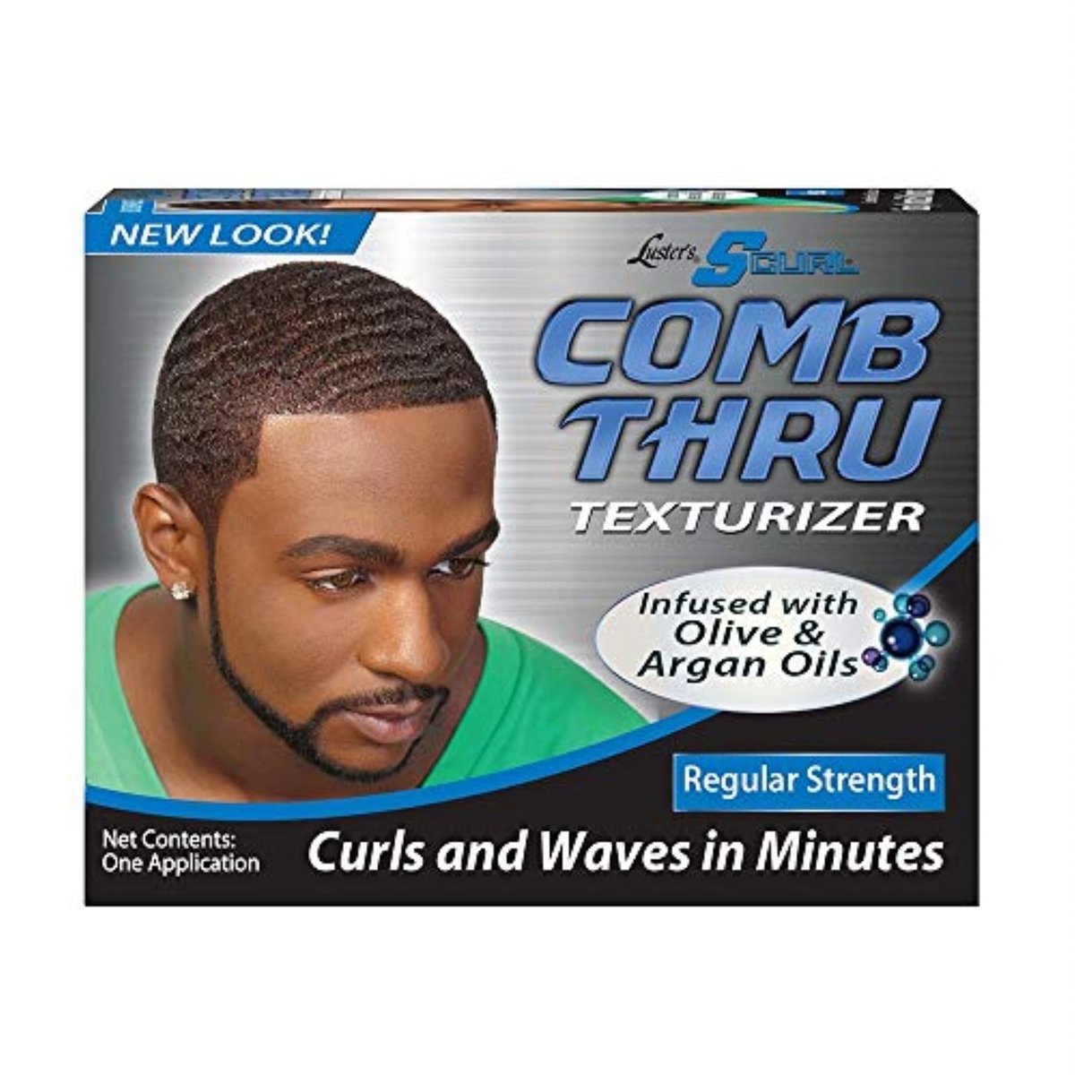 Luster's Curl Text Kit – Clay für lockiges Haar mit Oliven- und Arganöl, 1 Kit