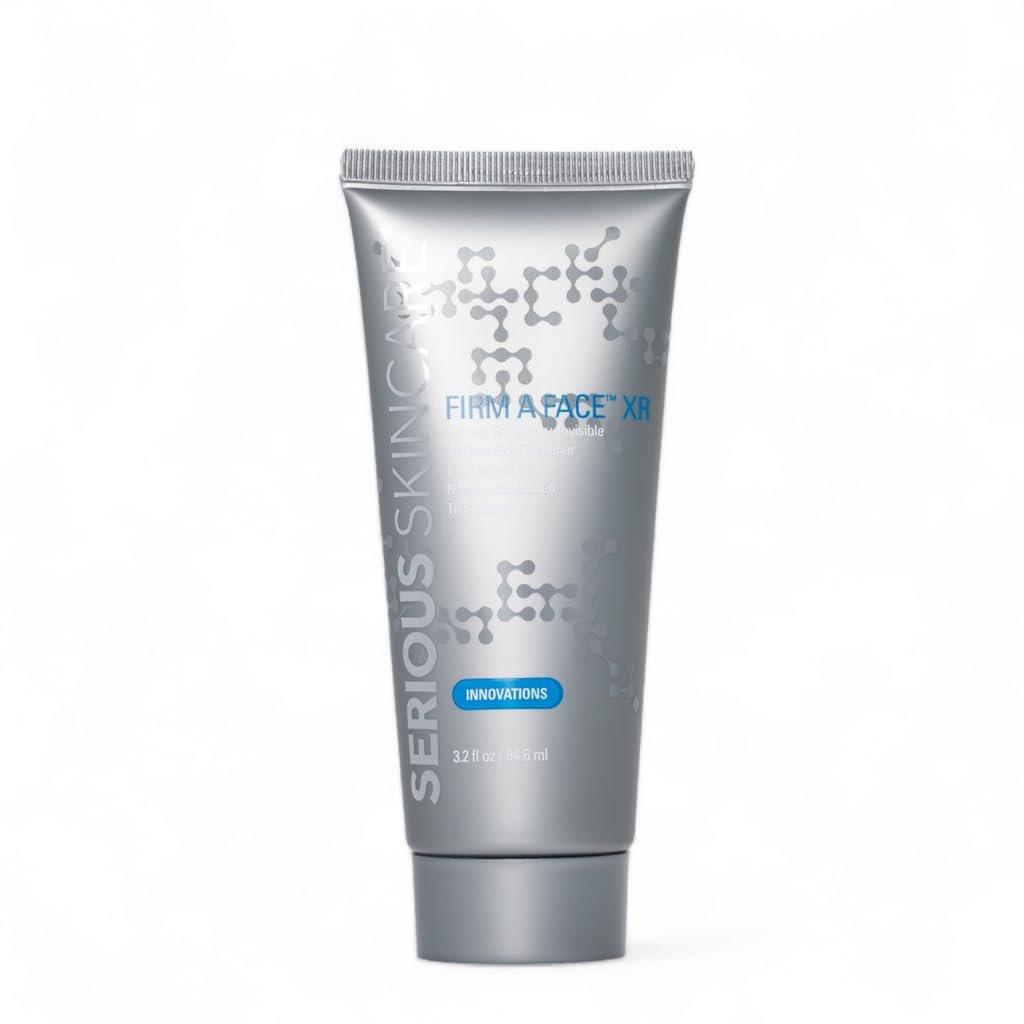 Serious Skincare Firm A Face XR – Sofortiger Hautstraffer für Gesicht und Hals mit Retinol – Anti-Aging zur Reduzierung von feinen Linien, Falten und großen Poren – 95 ml