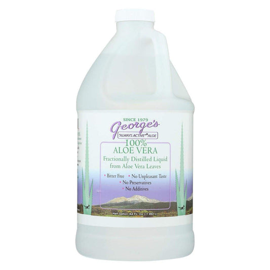George's Aloe Vera – 1,89 l fraktioniert destilliertes Aloe Vera Blattgel – anthrachinonfrei