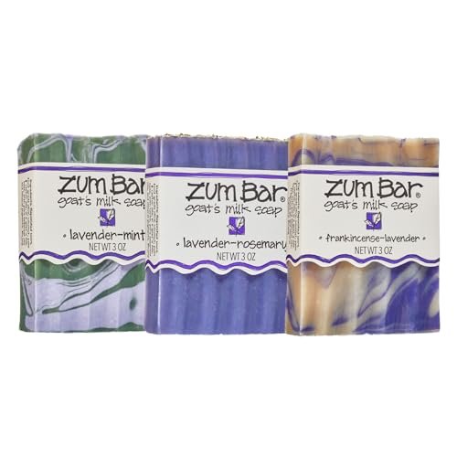 Indigo Wild Ziegenmilchseife – Hand- und Körperseife mit ätherischen Ölen – 3er-Pack Lavendel (3 x 85 g)