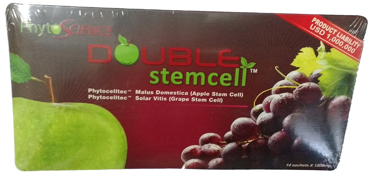 PhytoScience Double Stemcell - 1 Pack (14 Sachets) - Anti-Aging Hautpflege