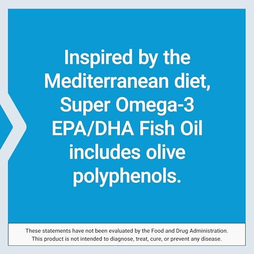 Life Extension Super Omega-3 EPA/DHA Fischöl mit Sesam-Lignanen und Olivenextrakt – Unterstützung für Herzgesundheit, Gehirngesundheit, Entzündungsreaktionen und Cholesterinspiegel, glutenfrei, nicht-GVO, 60 Softgels