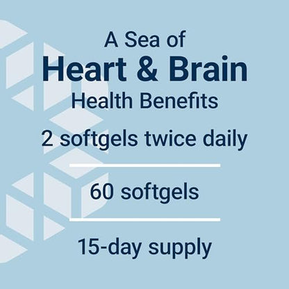Life Extension Super Omega-3 EPA/DHA Fischöl mit Sesam-Lignanen und Olivenextrakt – Unterstützung für Herzgesundheit, Gehirngesundheit, Entzündungsreaktionen und Cholesterinspiegel, glutenfrei, nicht-GVO, 60 Softgels