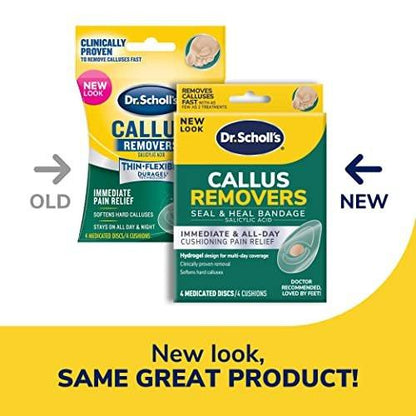 Dr. Scholl's Hühneraugen-Entferner Seal & Heal Pflaster mit Hydrogel-Technologie, 4 Stück