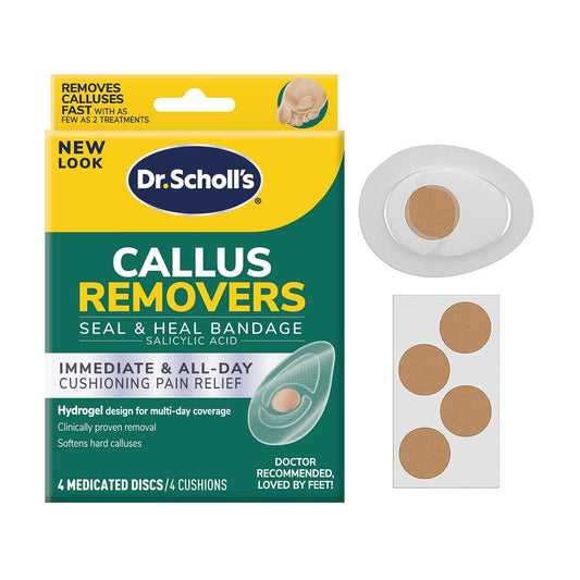 Dr. Scholl's Hühneraugen-Entferner Seal & Heal Pflaster mit Hydrogel-Technologie, 4 Stück