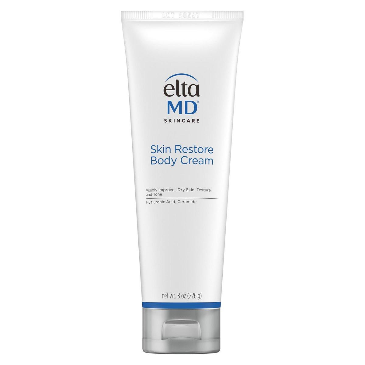 EltaMD Skin Restore Body Cream – Feuchtigkeitsspendende Körperlotion mit Hyaluronsäure und Niacinamid, 8 oz Tube