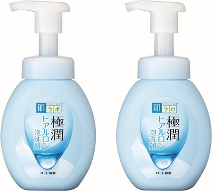 Hadalabo Japan Gokujyun Hyaluronsäure Feuchtigkeitsschaum-Reiniger 2er-Pack (160ml x 2)