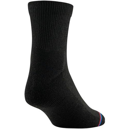 MediPeds Erwachsenen Quarter-Socken mit nicht einschnürendem Bund und Polsterung, Mehrfachpack, Schwarz (8 Paare), Schuhgröße: Herren 7-12; Damen 10-13