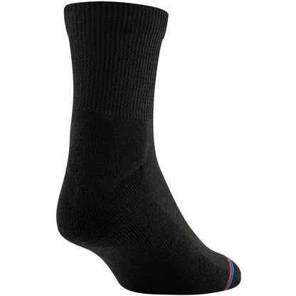 MediPeds Erwachsenen Quarter-Socken mit nicht einschnürendem Bund und Polsterung, Mehrfachpack, Schwarz (8 Paare), Schuhgröße: Herren 7-12; Damen 10-13