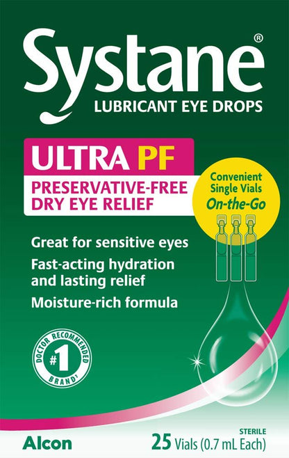 Systane Ultra Benetzende Augentropfen, 25 Stück