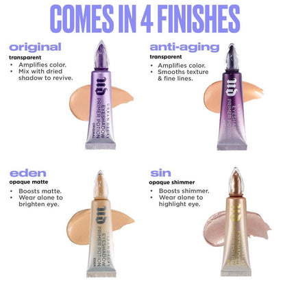 Urban Decay Matte Lidschatten-Primer Potion Eden – Langanhaltende, cremefeste Lidschattenbasis für intensive Farben & geschmeidige Lidhaut, 0,33 fl oz