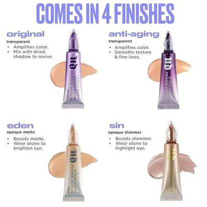 Urban Decay Matte Lidschatten-Primer Potion Eden – Langanhaltende, cremefeste Lidschattenbasis für intensive Farben & geschmeidige Lidhaut, 0,33 fl oz