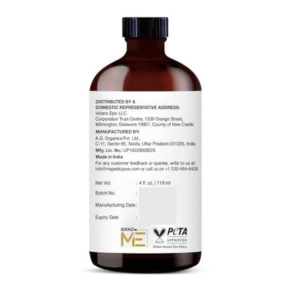 Majestic Pure Clary Salbei Ätherisches Öl – 100% rein und natürlich, 4 Fl Oz mit Glaspipette