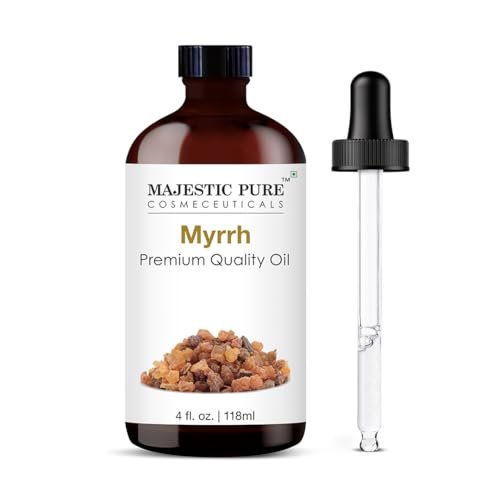Majestic Pure Myrrhe Ätherisches Öl mit Glaspipette – 100 % rein und natürlich – 118 ml
