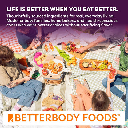 BetterBody Foods Bio Superfood-Pulver mit Protein, Vitamin C, E und B12 (360 g)