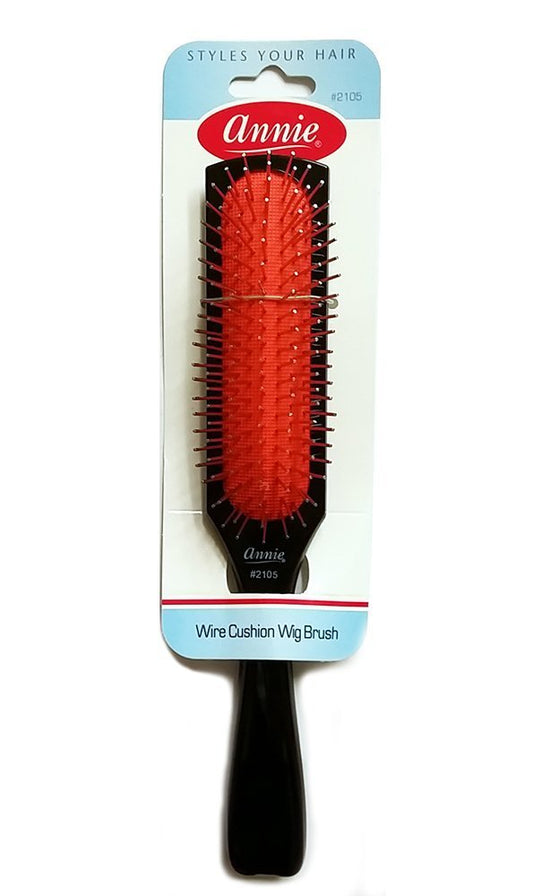 Annie Drahtpolster-Bürste für Haarverlängerungen – 4 Zoll, Schwarz