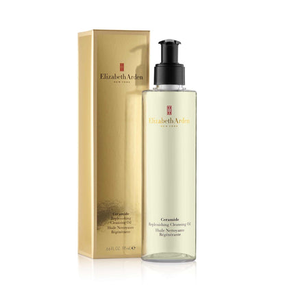 Elizabeth Arden Ceramide Replenishing Cleansing Oil – Sanfte Reinigung für strahlende Haut, 6.6 oz