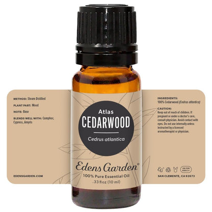Edens Garden Atlas-Zeder Ätherisches Öl – 100% rein, unverdünnt, therapeutisch, 10 ml